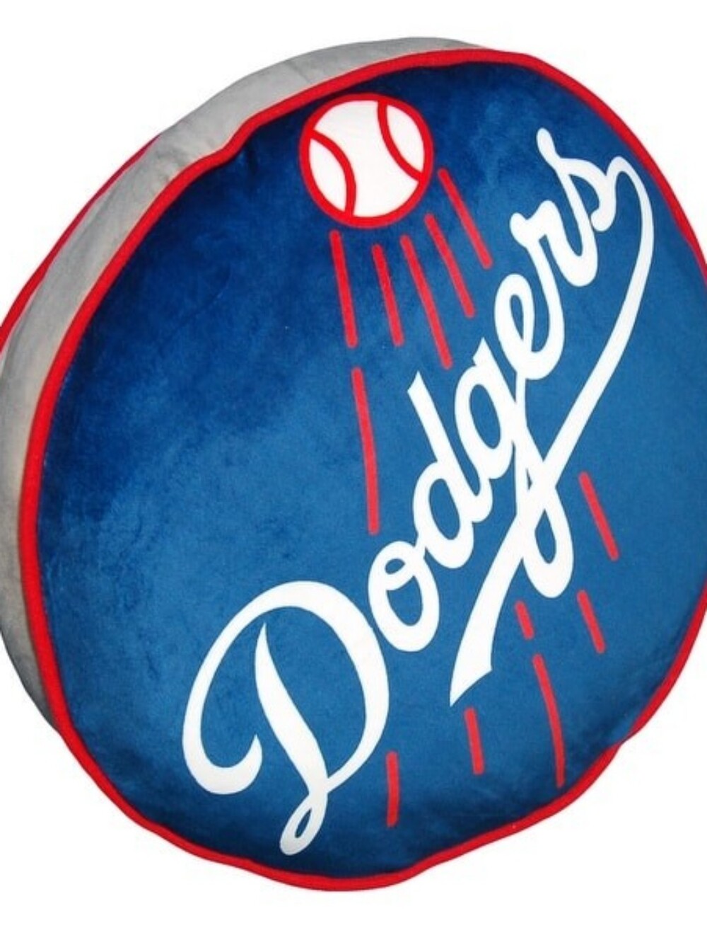 MLB Los Angeles Dodgers 15" Travel Cloud Pillow Northwest Baseball Round NWT